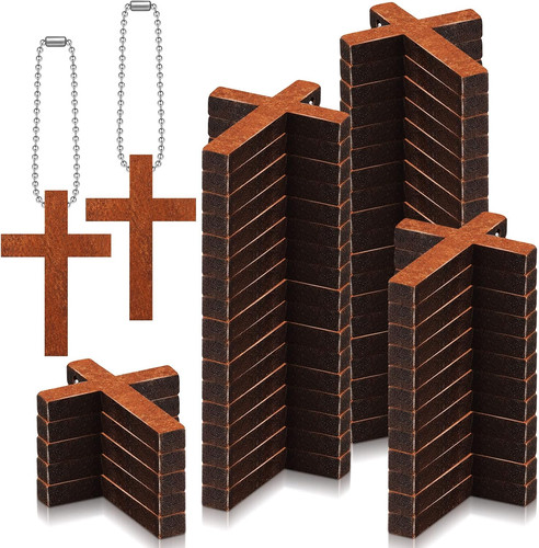 200 pezzi mini croce legno - mini,