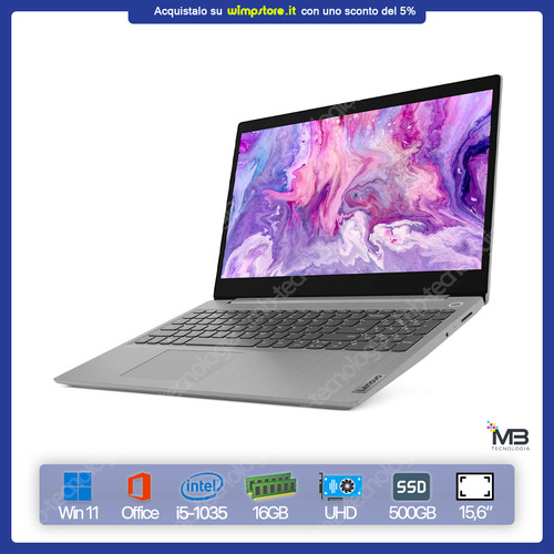 Notebook lenovo 1035g1 16gb - lenovo,