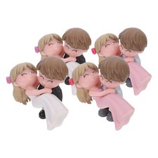  4 Pairs Cake Topper Matrimonio Sposi Figurine Decorative Decorazioni