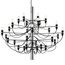 flos lampada a sospensione 2097/30 colore cromo - nuovo