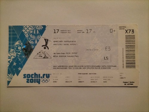 Biglietto usato olimpiadi - biglietto,