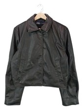ZARA Giacca in ecopelle Donna