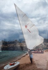 Barca vela laser standard - a,