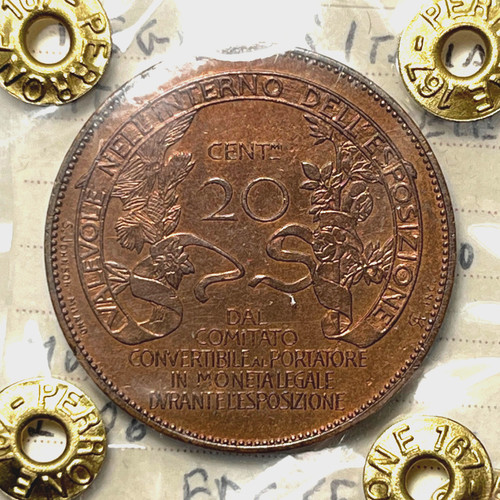 Gettone centesimi 1906 - 20,