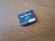 xD Picture Memory Card 512MB Olympus Type S SD  Fujifilm