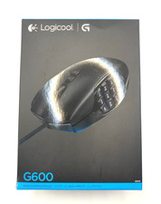 Mouse da gioco Logitech G600t MMO nero quasi come nuovo con scatola testato dal Giappone