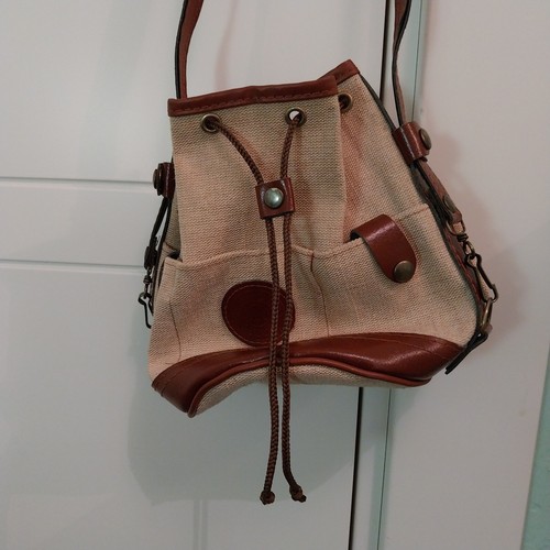 Borsa secchiello tessuto - borsa, in