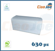 Asciugamani Carta piegati a V compatibili C/Z dispenser 570 pz