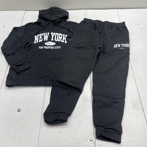 Felpa con cappuccio new york - con,