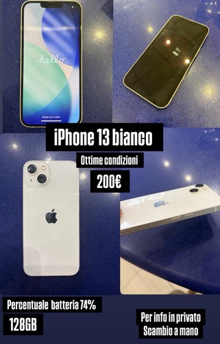 Apple iphone 128gb - 13,