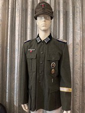 Uniforme giacca + cappello wehrmacht gebirgsjäger ufficiale riproduzione
