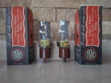 2x Fivre 5u4g 1950s, Same Code,Brown Base, Grey Plate,Nos Nib New