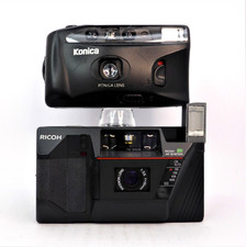 Lotto RICOH AF50 + KONICA POP AF30 Fotocamere Analogica Compatta Vintage