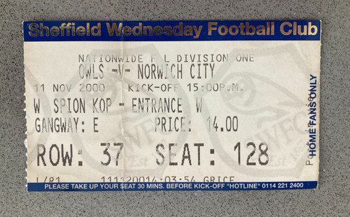 Sheffield wednesday norwich - sheffield, v
