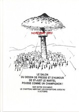 SALON ST-JUST LE MARTEL  HUMOUR  FUNGO LEPIOTA PROCERA   MUSHROOM CHAMPIGNONS PI