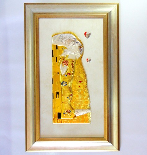 Gustav klimt bacio quadro - il,