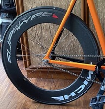 MICHE Supertype 88mm carbon 3k tubolare pista nero