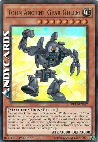 Toon ancient gear golem - ancient,