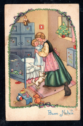 Cartolina augurale buon - ,