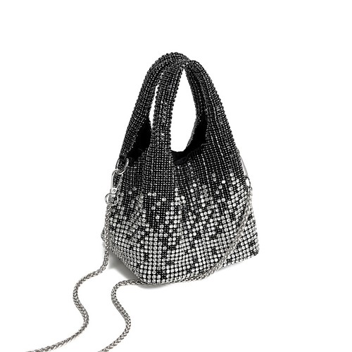 Borsa secchiello strass - secchiello,