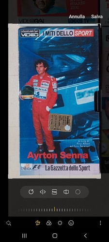 Ayrton senna vhs videocassetta - senna,