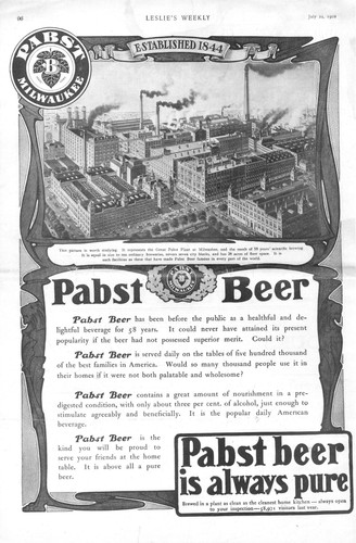 Birra pabst pianta di - pabst,