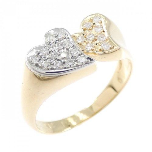 Autentico anello con diamanti