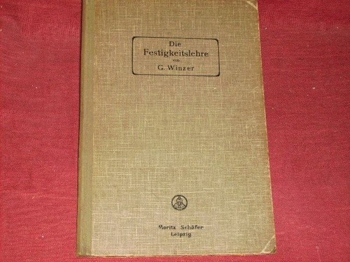 Winzer die festigkeitslehre - winzer:die,