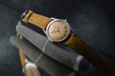 CROTON NIVADA GRENCHEN AQUADATIC VINTAGE AUTOMATIC STEEL DIVER TROPICAL DIAL