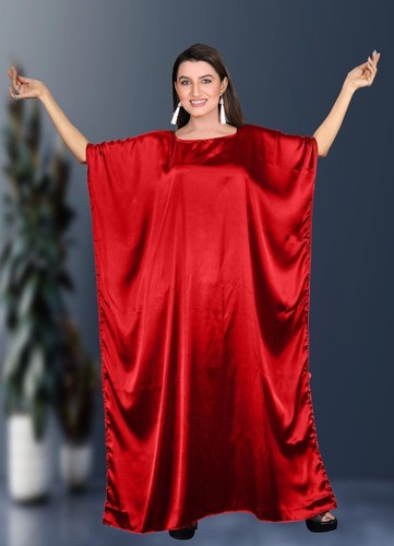 Plain kaftan maxi dress