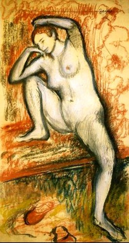 Edgar degas studio nudo della - edgar,