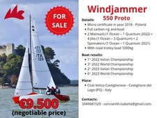 MICROCLASS - Barca A Vela 5.50m Regata In Ottime Condizioni - MOLTEPLICI Vele