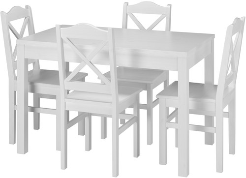 Set bianco acqua tavolo - bianco, di