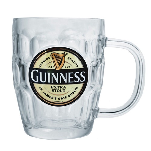 Guinness glass tankard - glass,