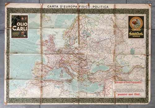 Olio carli cartina europa - olio,