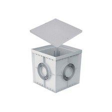 POZZETTO IN PVC GRIGIO CON