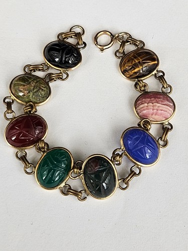 Bracciale scarabeo vintage - bracciale,