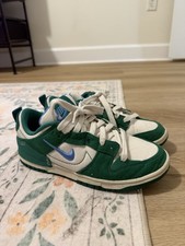 Nike dunk low green suede - low,