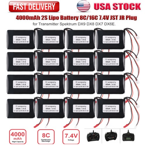 4000mah jst jr - 4000mah, spina