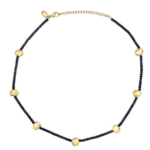 Collana donna acciaio blu - donna, gold