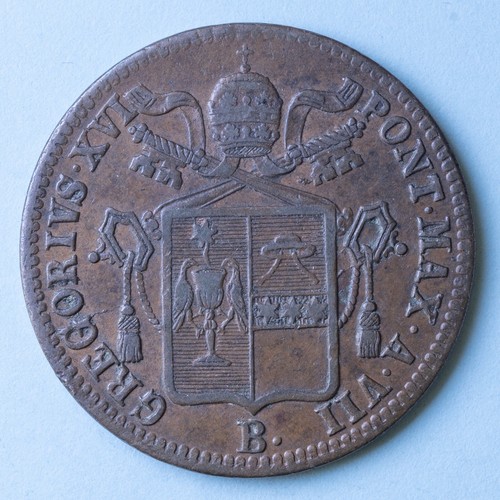 Gregorio xvi baiocco 1837 anno - gregorio,