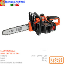 BLACK+DECKER Motosega a