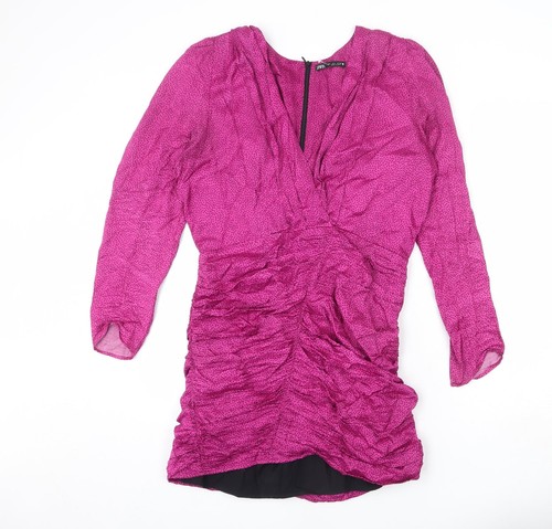 Zara tubino donna rosa pois - donna,