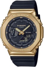 Orologio da polso uomo Casio GM-2100G-1A9ER impermeabile 49 mm nero/oro