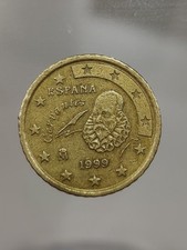 Moneta centesimi spagna - moneta,
