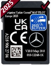MERCEDES GARMIN MAP PILOT V20 2025 NTG5 STAR1 SCHEDA SD A218 EUROPA