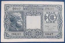 (£)    10 Lire Giove 1952 -