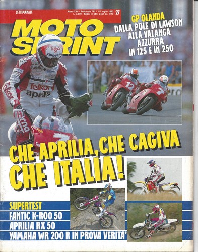 Moto sprint 27 settimanale - moto, n.