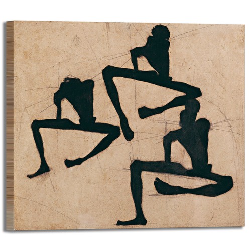 Schiele tre maschi nudi - , design