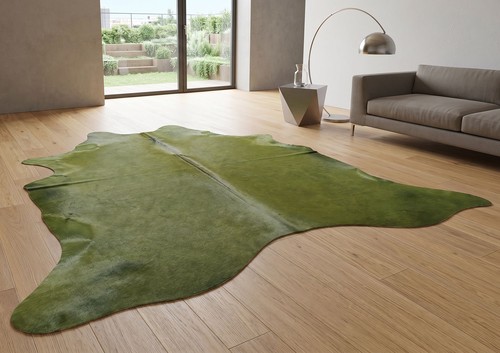 Pelliccia mucca verde - pelliccia,